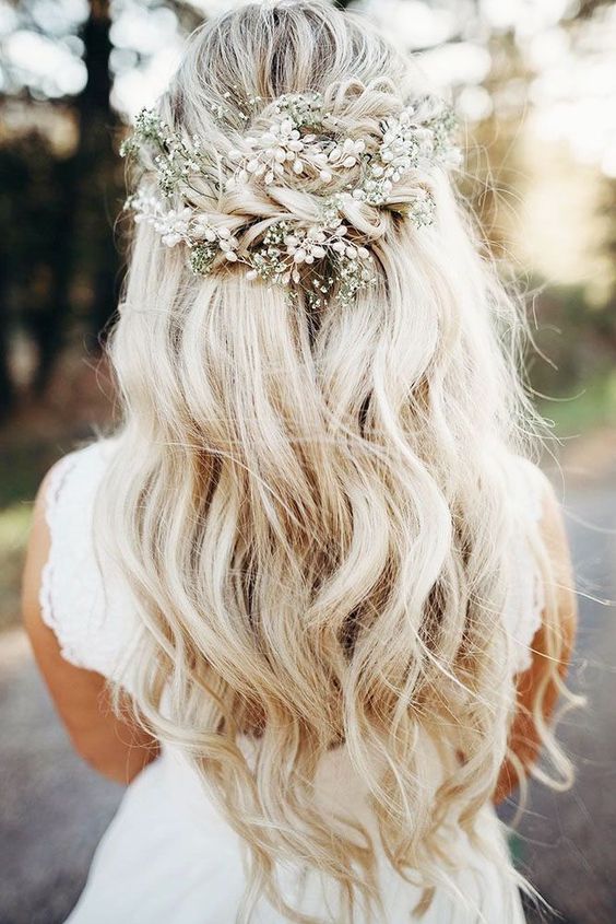 15 inspirações românticas de penteados de noiva com trança - Noiva  Tranquila - Assessoria de Casamento
